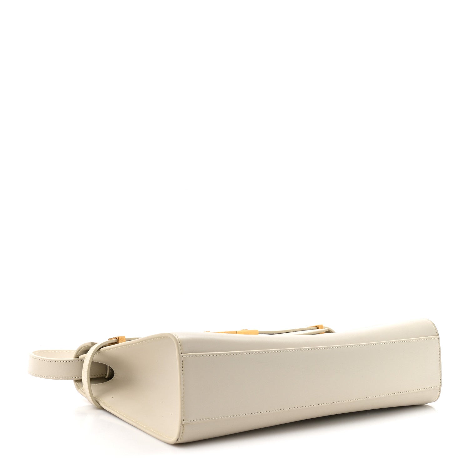 Saint Laurent Smooth Calfskin Manhattan Shoulder Bag Crema Soft 4 of 14