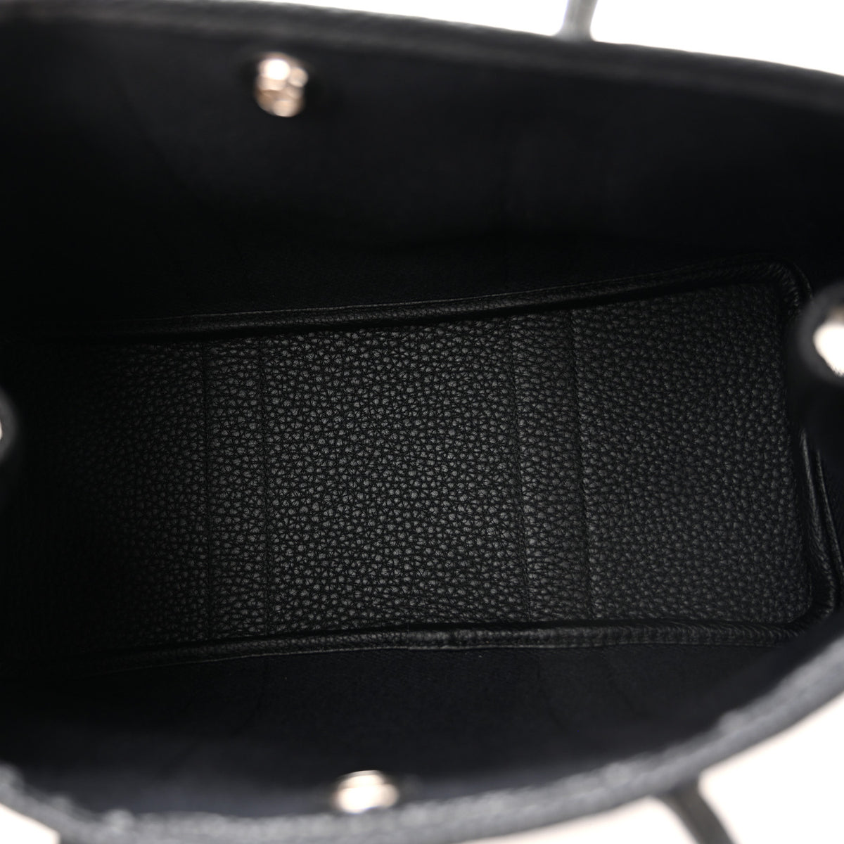 Hermes Twill H Negonda Garden Party 30 TPM Tote Ecru Black 5 of 11