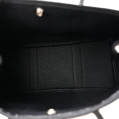 Hermes Twill H Negonda Garden Party 30 TPM Tote Ecru Black 5 of 11