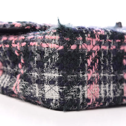 Chanel Tweed Quilted Medium Double Flap Multicolor 9 of 11