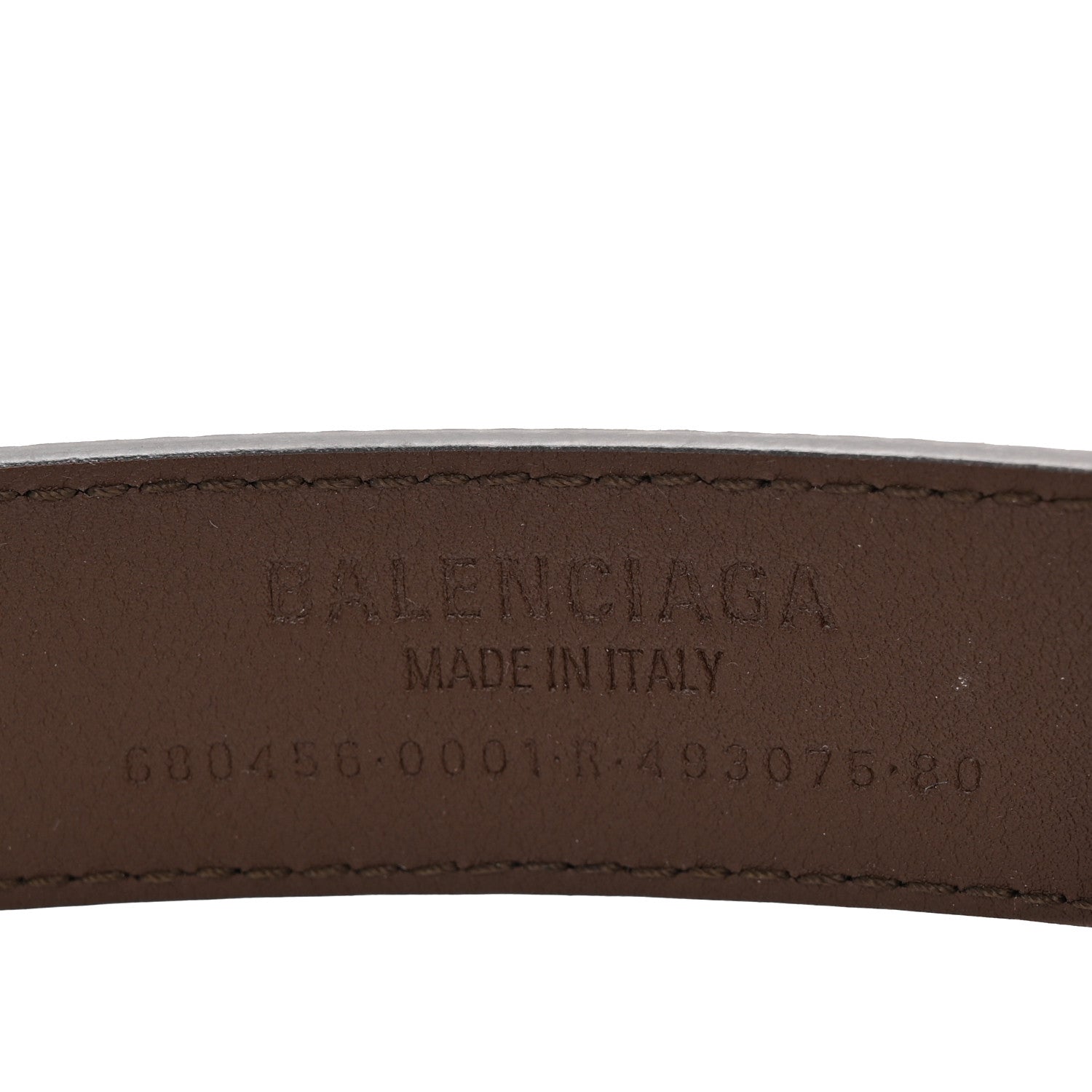 Gucci X BALENCIAGA BB Supreme Monogram Belt 80 32 Beige Ebony 3 of 7