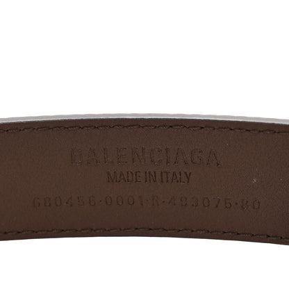 Gucci X BALENCIAGA BB Supreme Monogram Belt 80 32 Beige Ebony 3 of 7