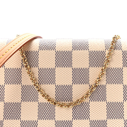 Louis Vuitton Damier Azur Favorite MM 7 of 9