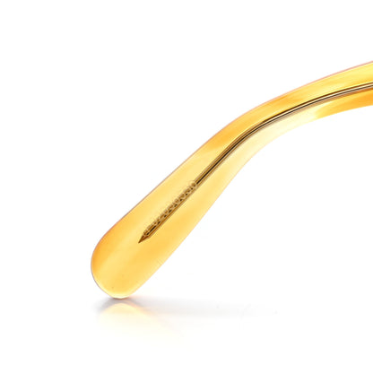 Celine Oversized Square Sunglasses CL40055FN Yellow 6 of 7