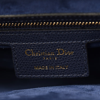 Christian Dior Grained Calfskin Saddle Bag Navy 6 of 11