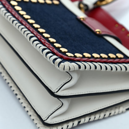 Prada City Calf Denim Cahier Bag Blue Fuoco 17 of 20