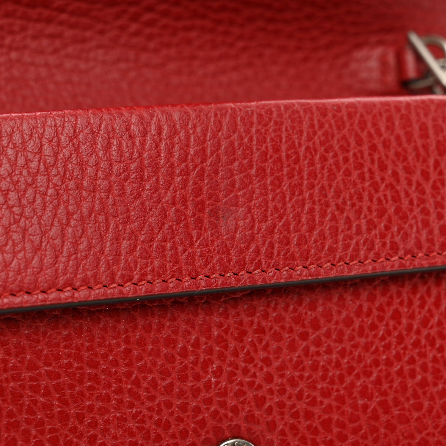 Gucci Calfskin Super Mini Dionysus Shoulder Bag Hibiscus Red 11 of 13
