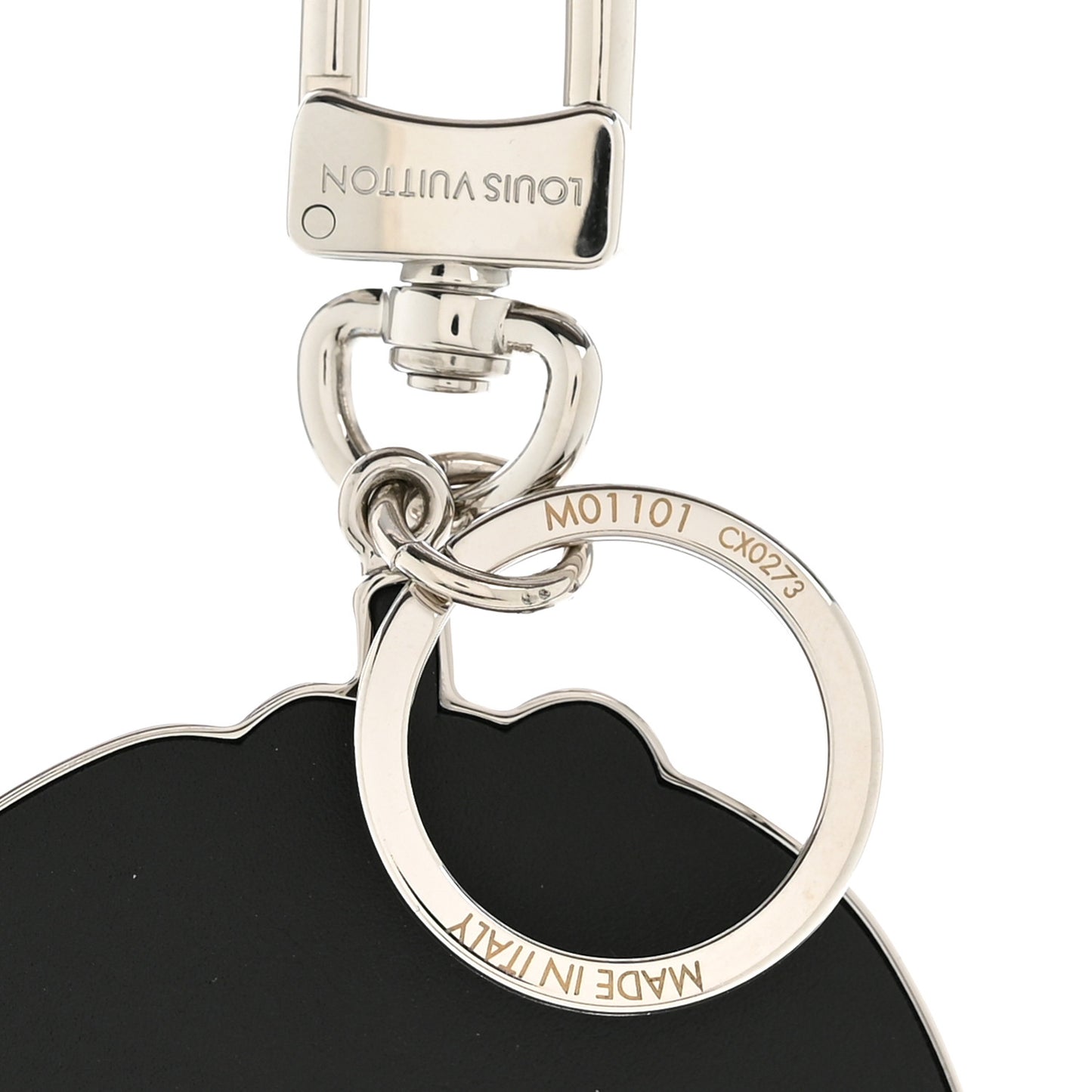 LV X YK Pumpkin Key Holder Bag Charm Blue