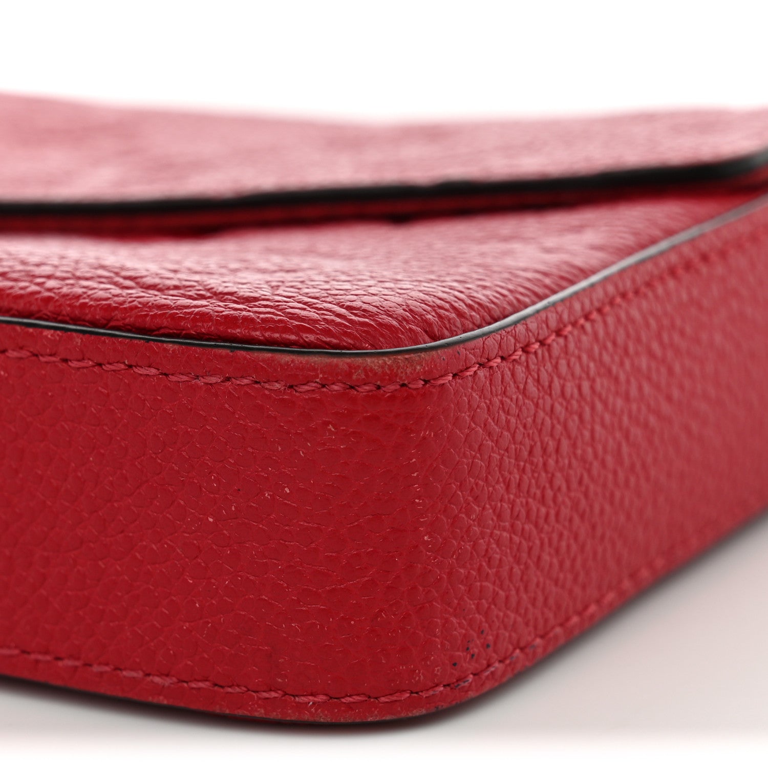 Louis Vuitton Empreinte Pochette Felicie Chain Wallet Scarlet 12 of 13