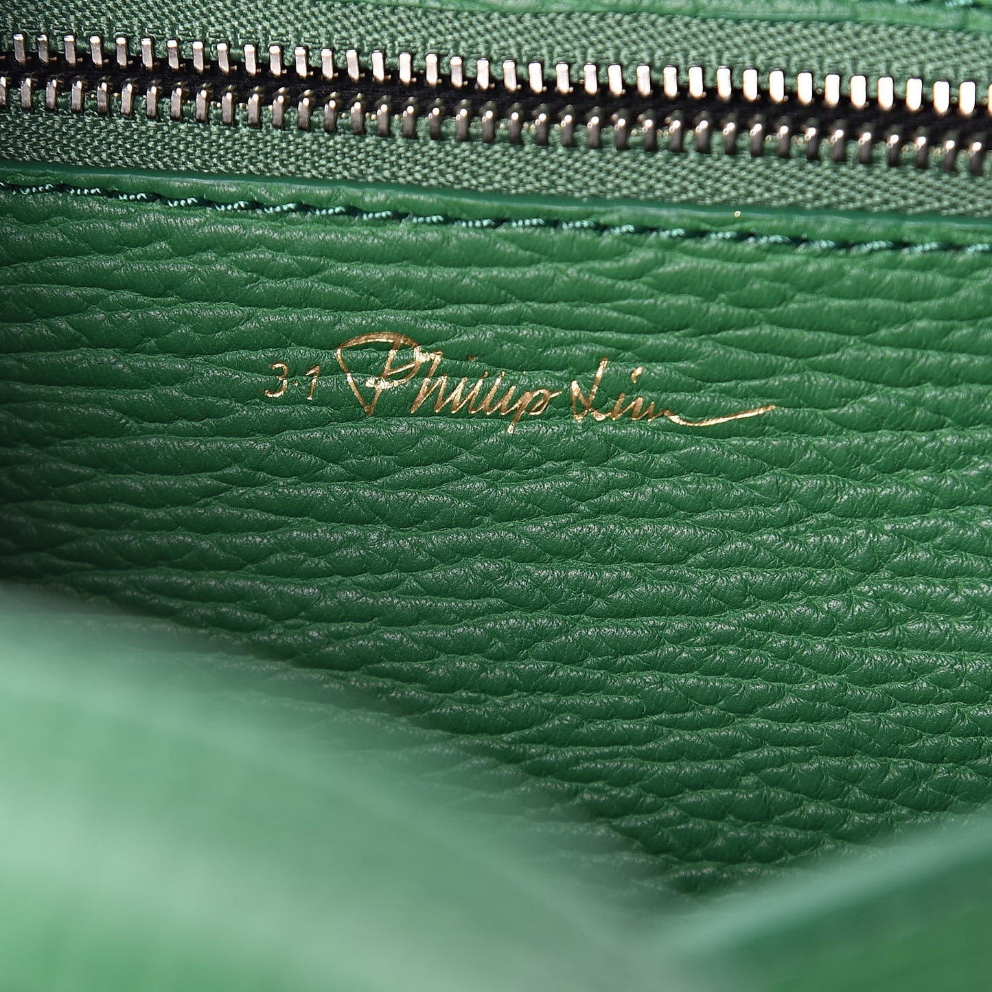 3.1 Textured Calfskin Mini Pashli Satchel Fern