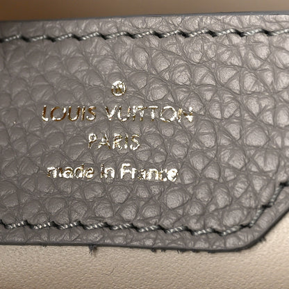 Louis Vuitton Taurillon Moonstone Capucines MM Galet 6 of 8