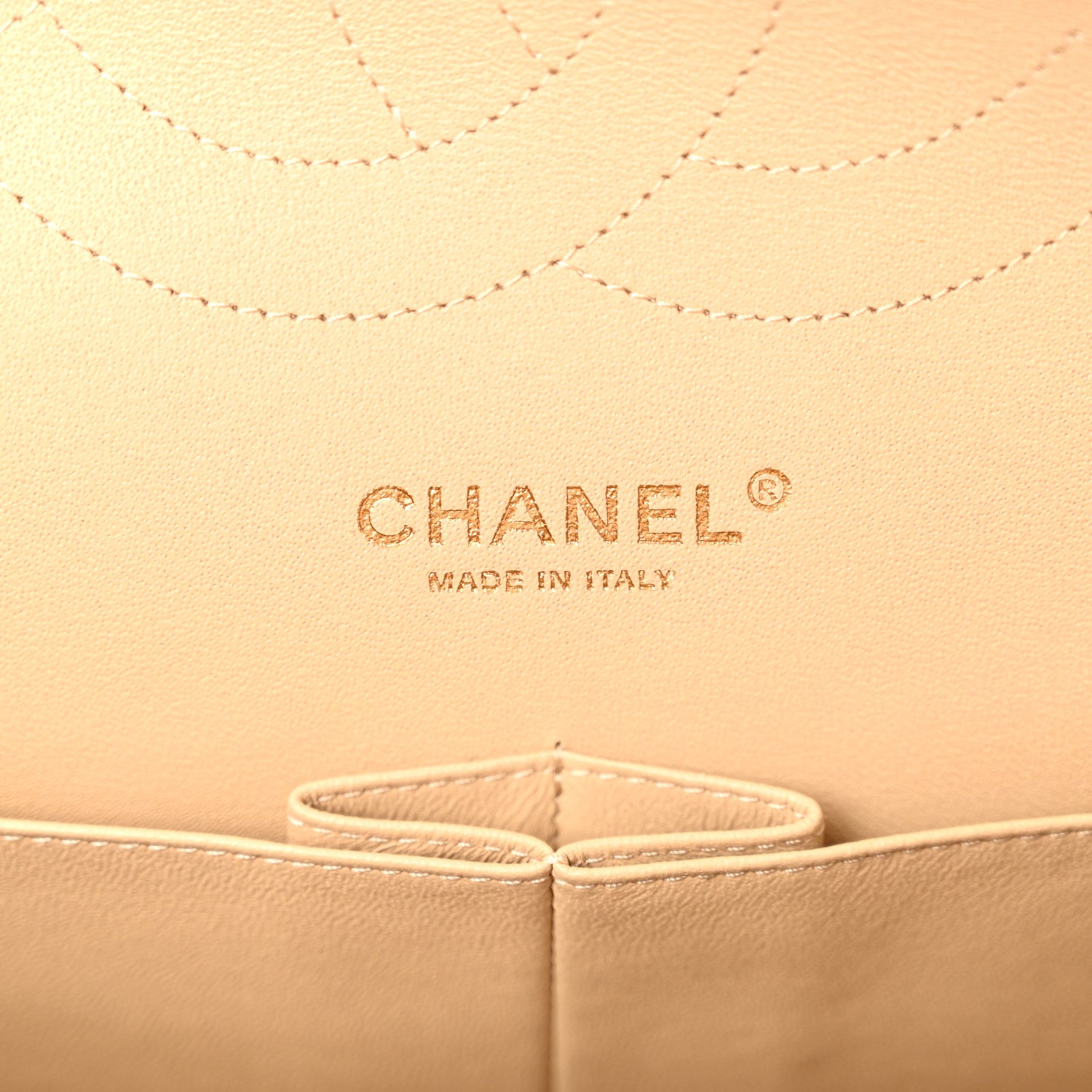 Chanel Caviar Quilted Jumbo Double Flap Light Beige 6 of 12