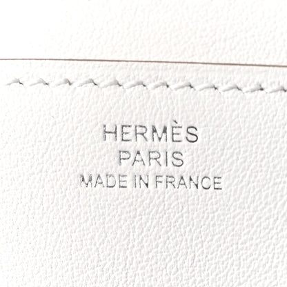 Hermes Swft Hermesnap Card Holder Gris Pale 6 of 7