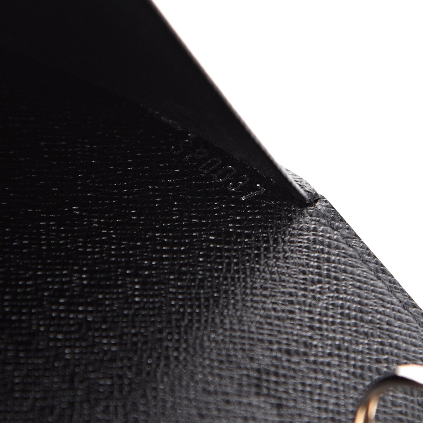 Epi Medium Ring Agenda Cover Black