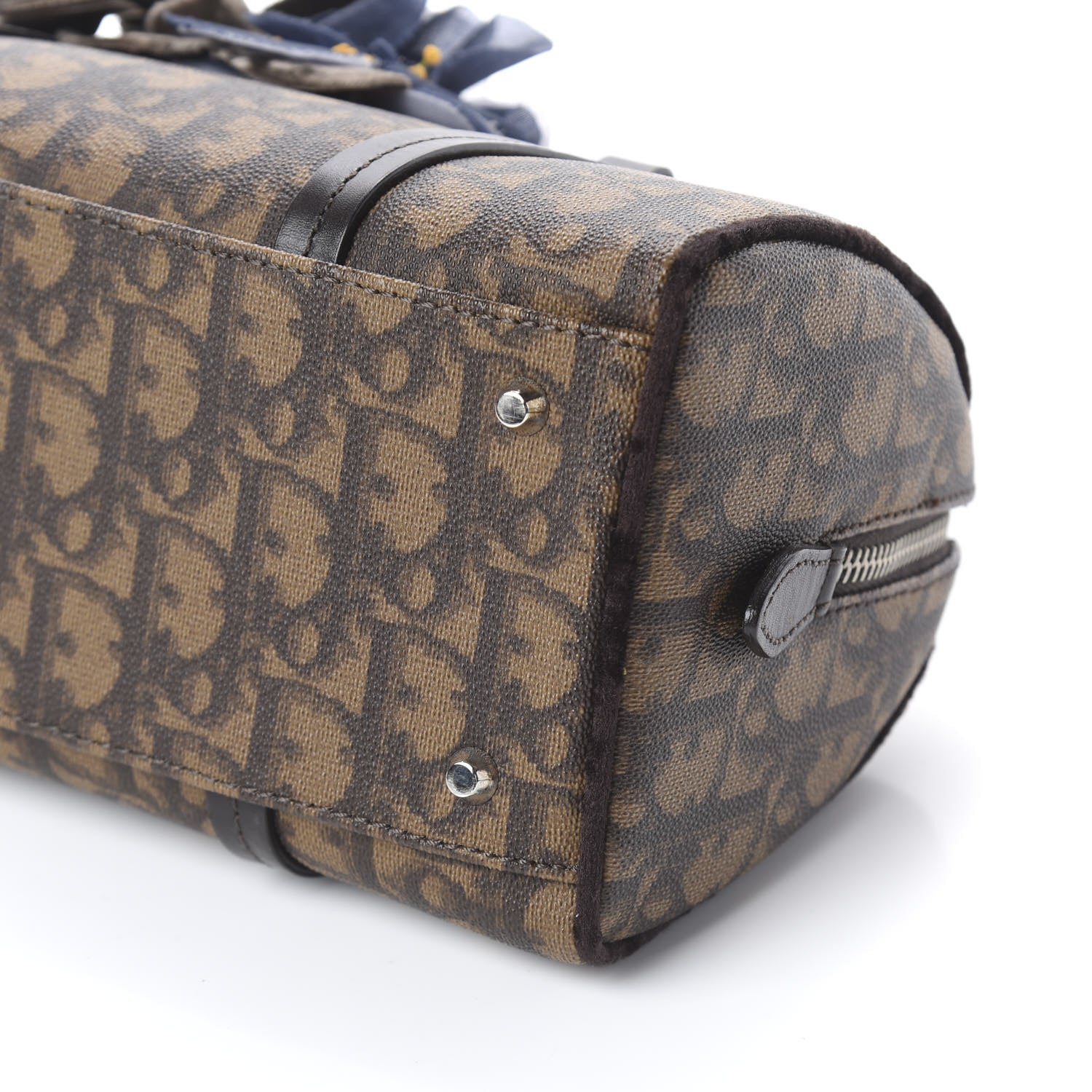 Christian Dior Monogram Trotter Romantique Boston Bag Brown 6 of 7