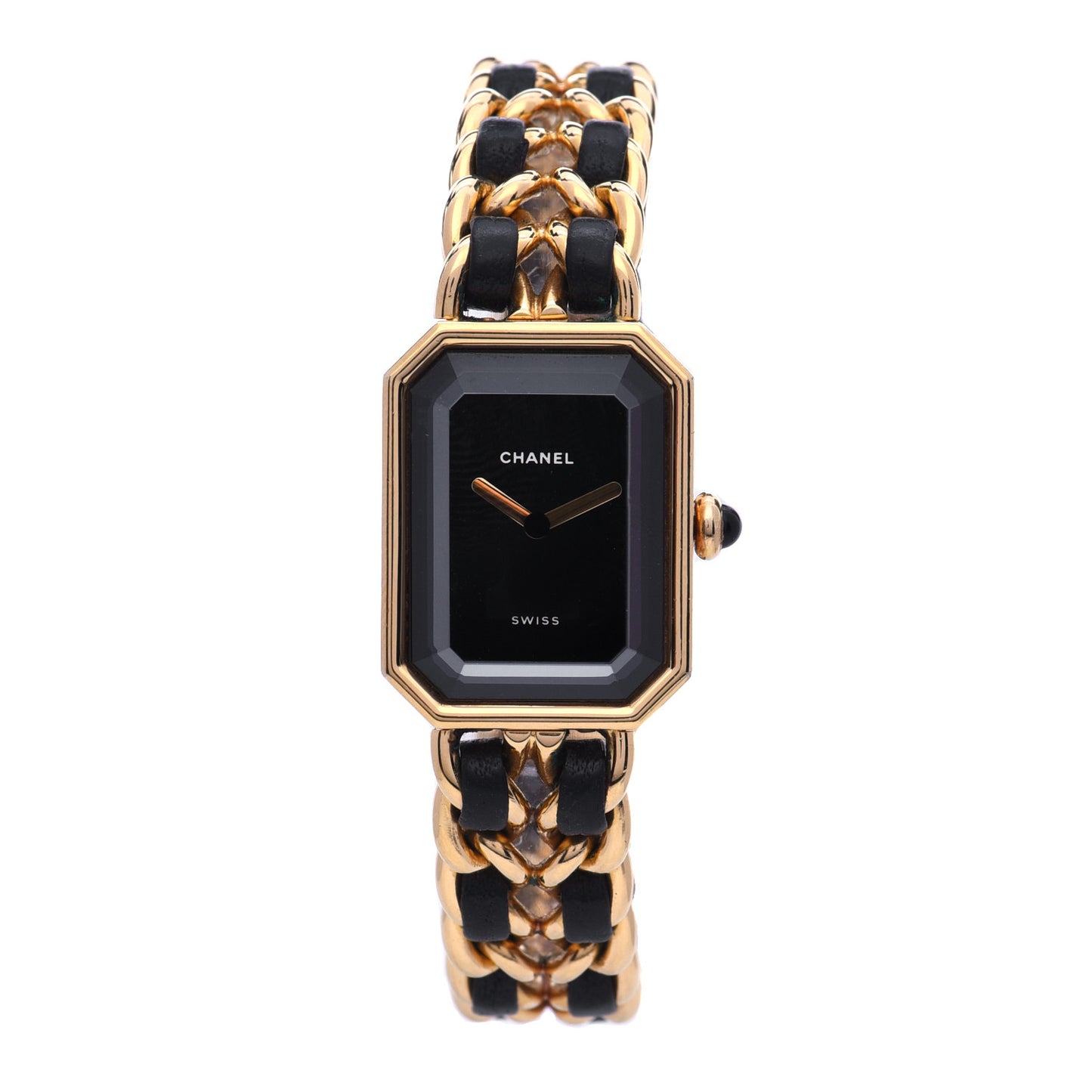Stainless Steel Lambskin 20mm Chain Premiere Quartz Watch Gold L