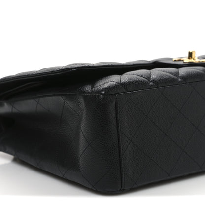 Chanel Caviar Quilted Maxi Double Flap Black 9 of 11
