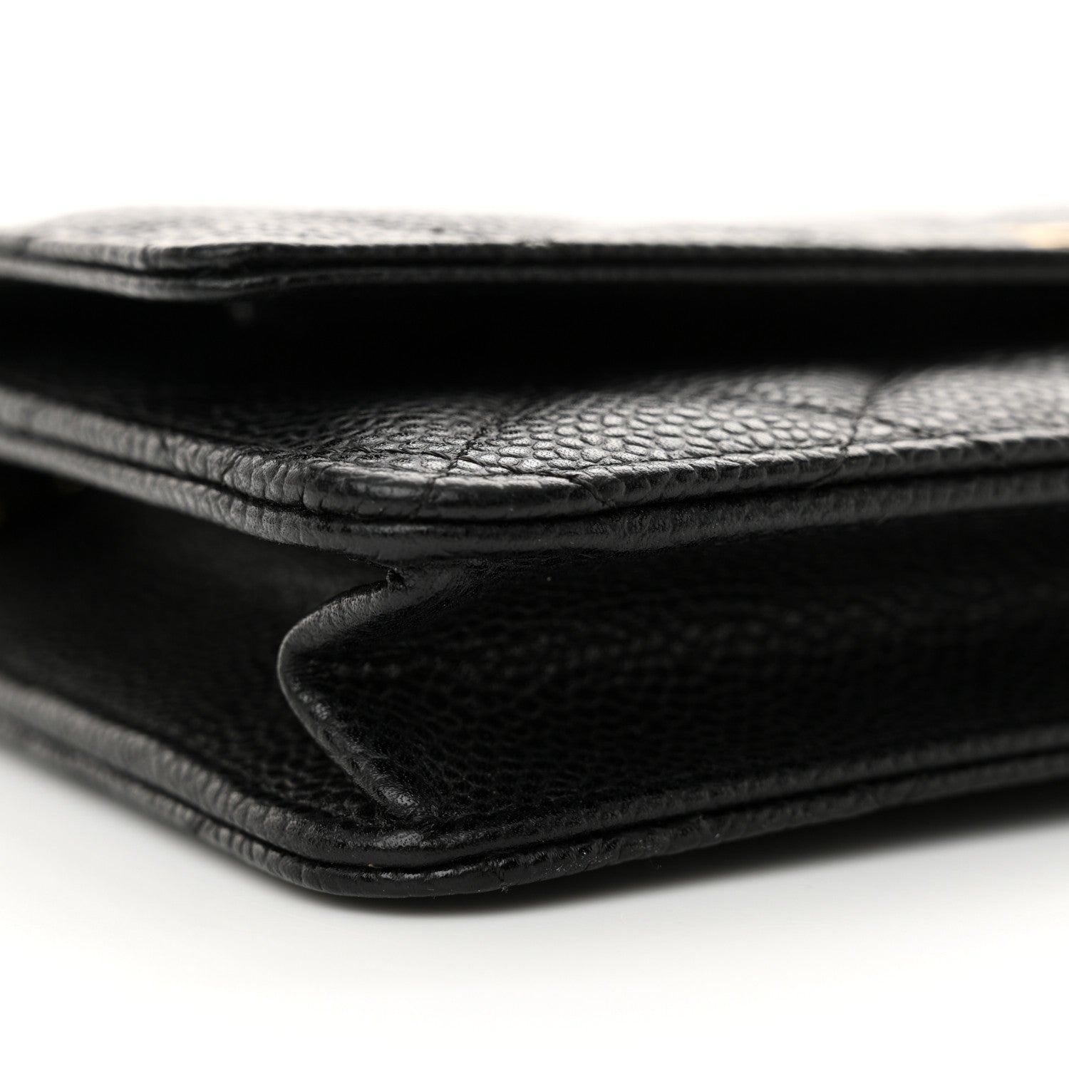 Chanel Caviar Quilted Wallet On Chain WOC Black 10 of 12