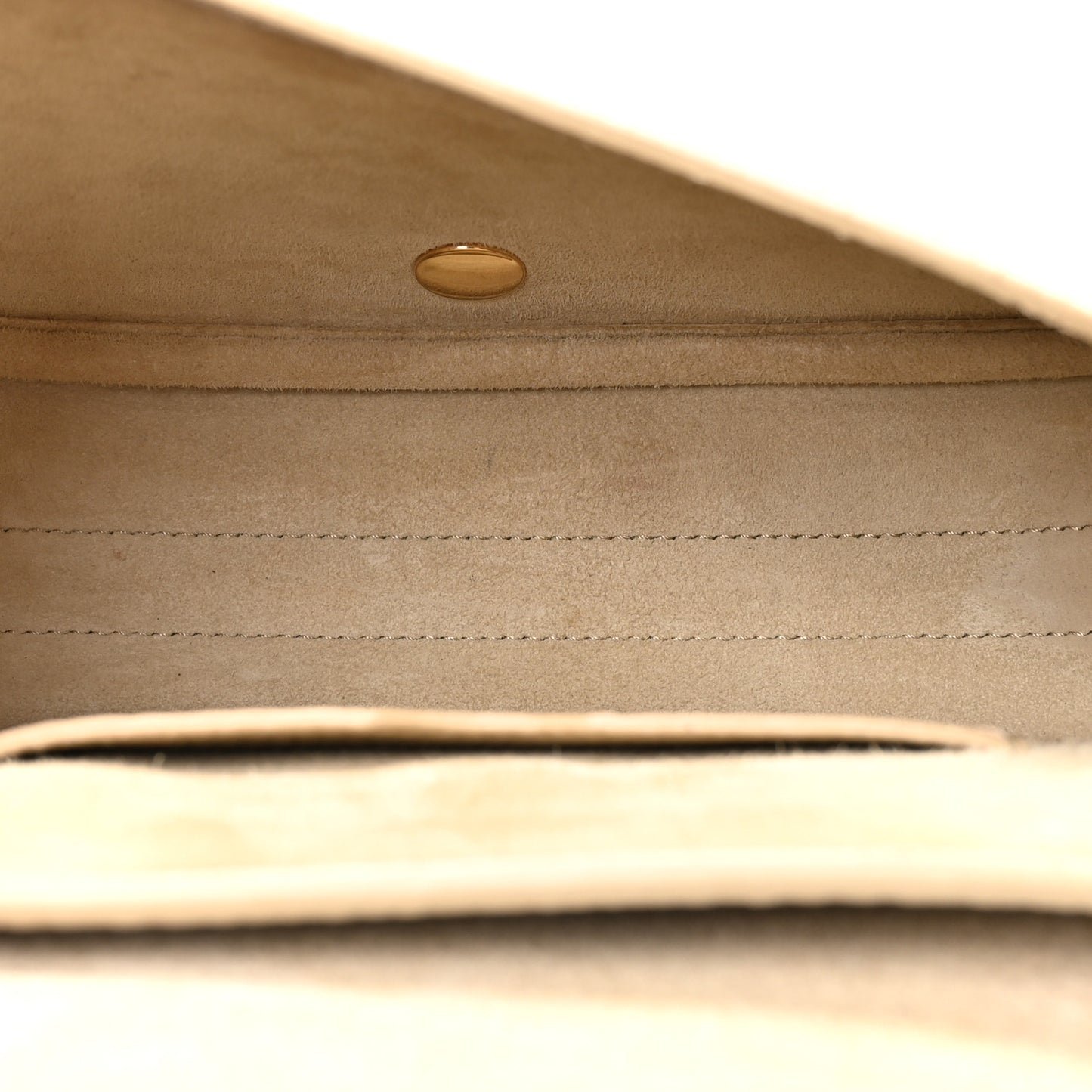Grained Calfskin Medium Bobby Flap Beige