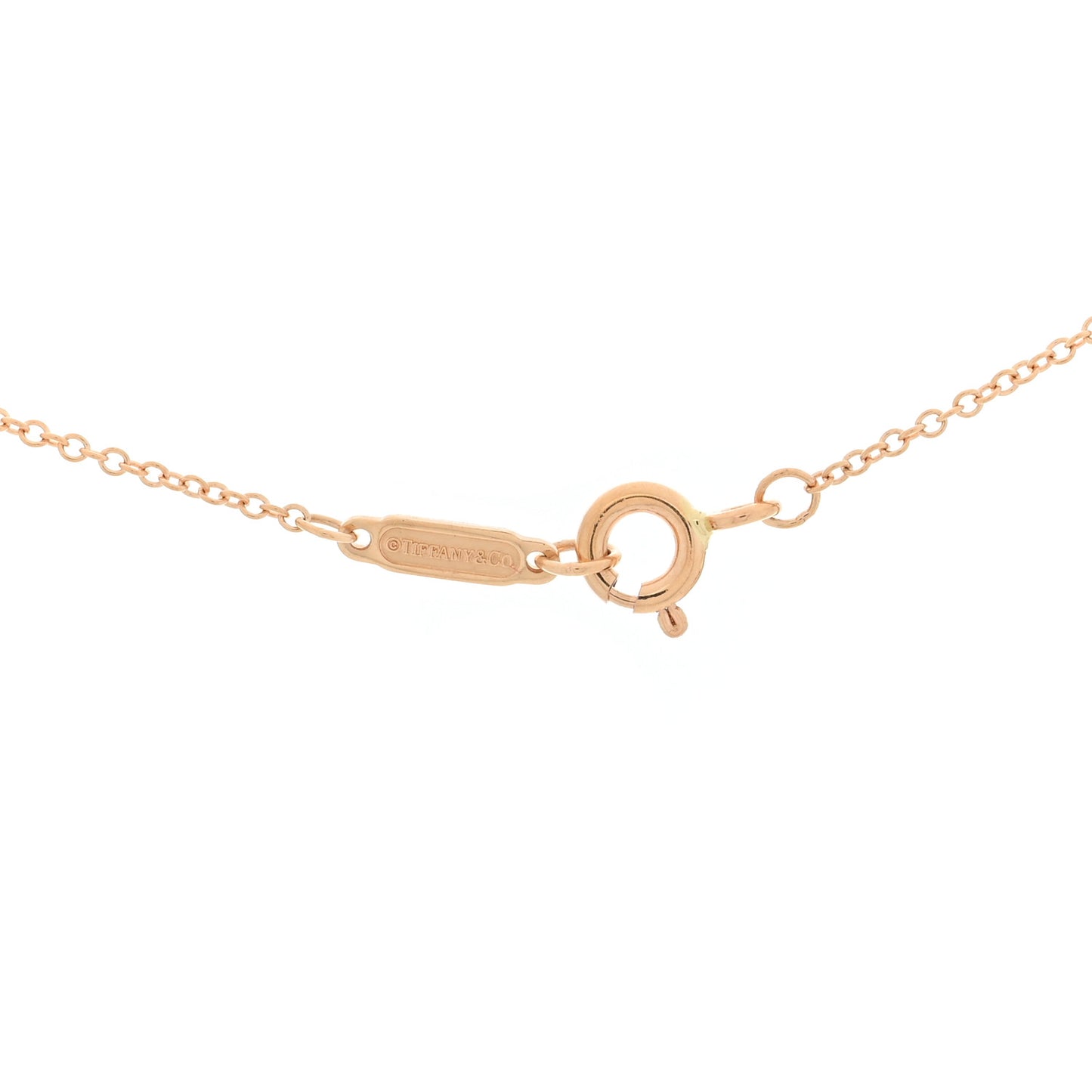 18K Rose Gold Diamond Aria Pendant Necklace