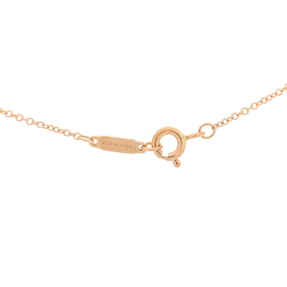 Tiffany 18K Rose Gold Diamond Aria Pendant Necklace 4 of 4