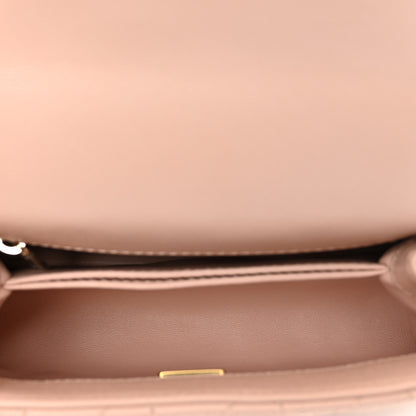 Chanel Caviar Quilted Extra Mini Coco Handle Flap Light Pink 6 of 13