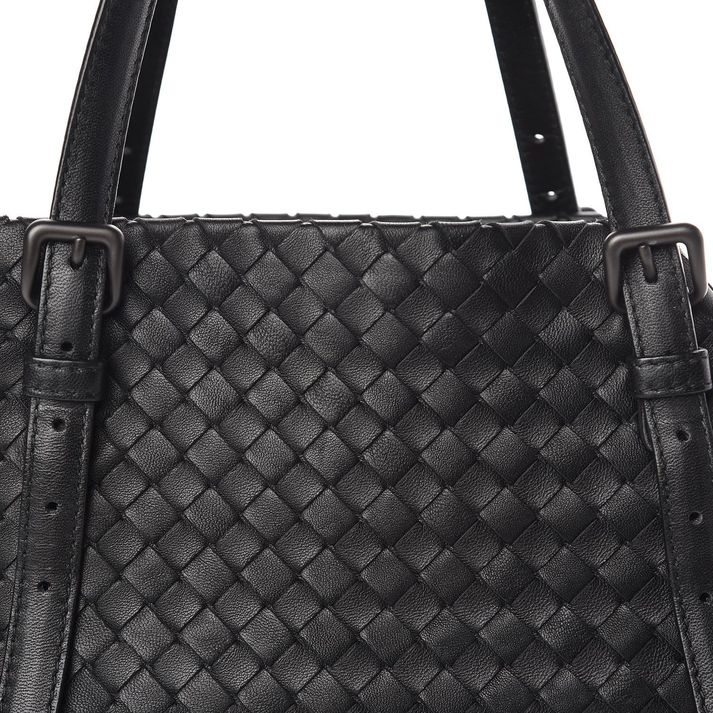 Nappa Intrecciato Seamless Tote Black