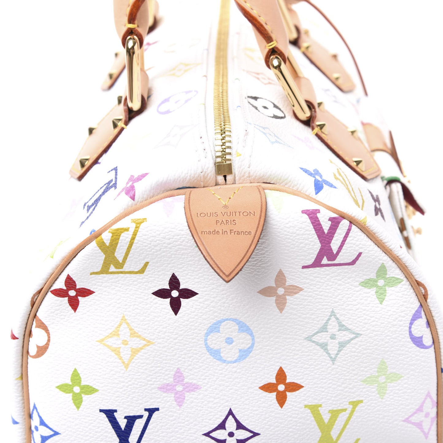 Monogram Multicolor Speedy 30 White