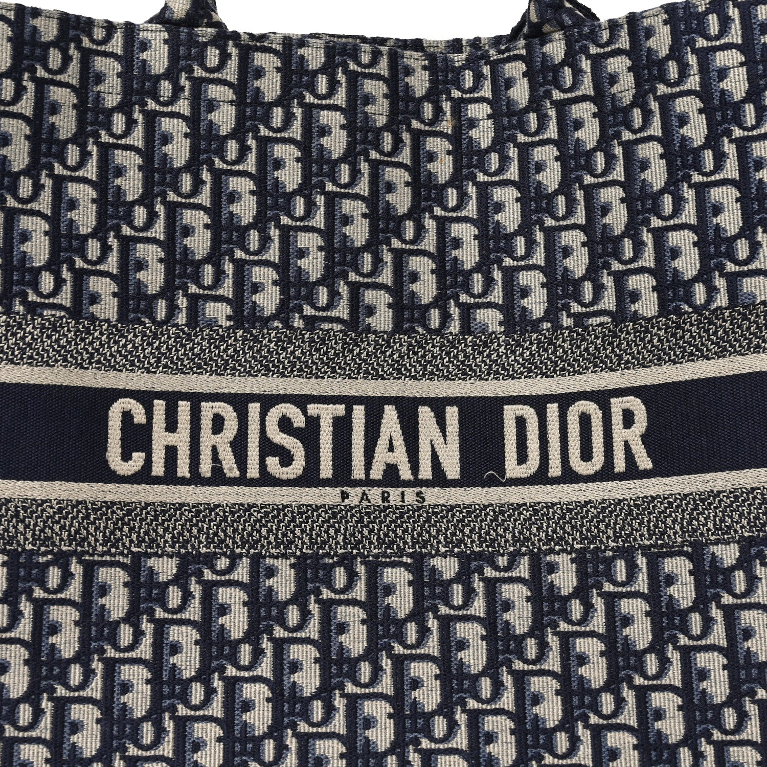 Christian Dior Oblique Large Book Tote Blue Multicolor 8 of 11