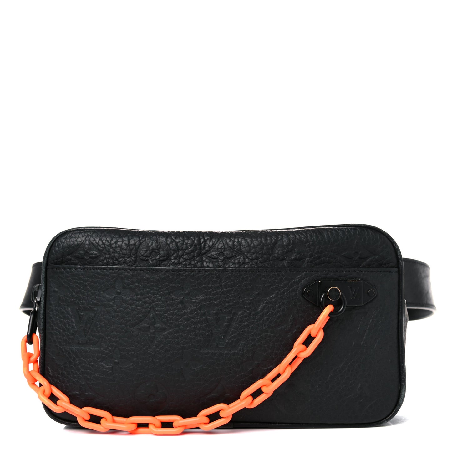 Taurillon Monogram Uniformes Solar Ray Soft Pochette Volga Belt Bag Black