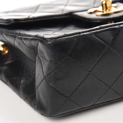 Chanel Lambskin Quilted Mini Square Flap Black 13 of 16