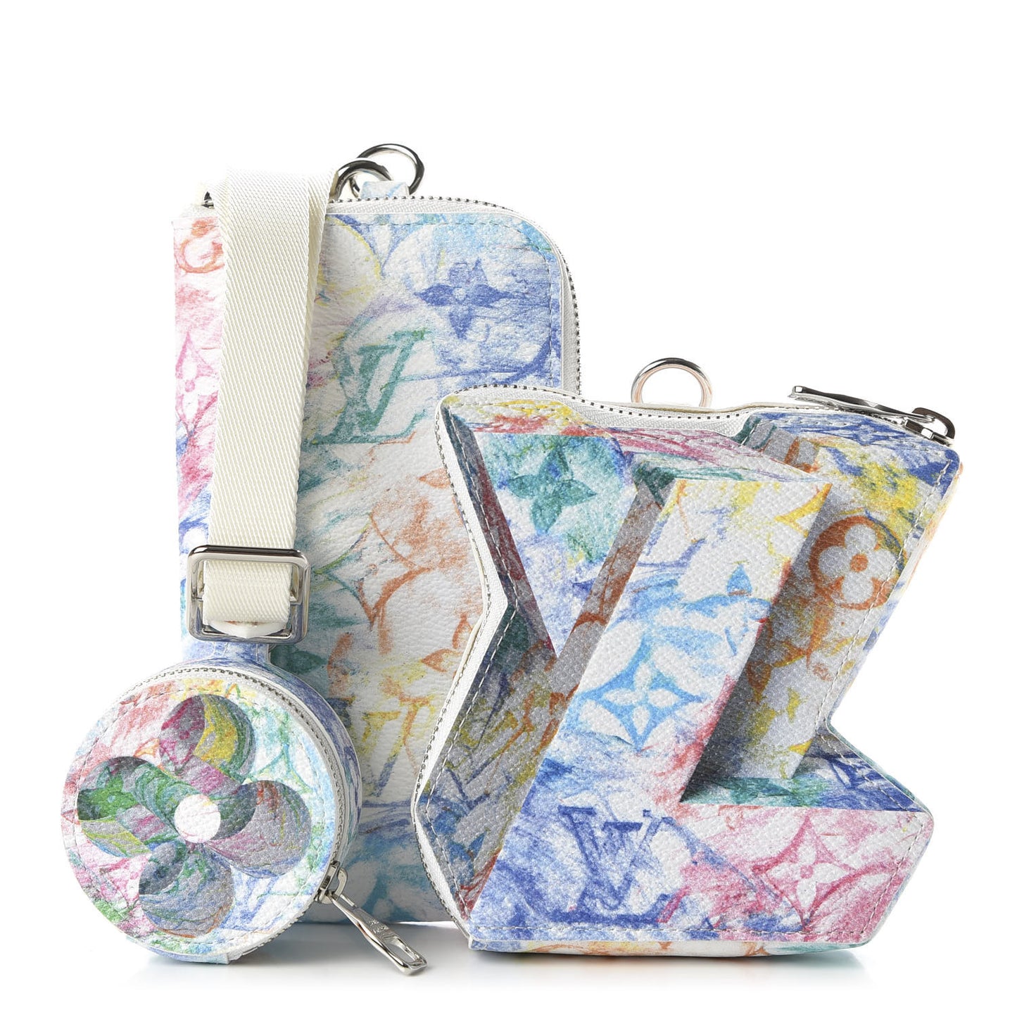 Monogram Pastel Colors LV Block