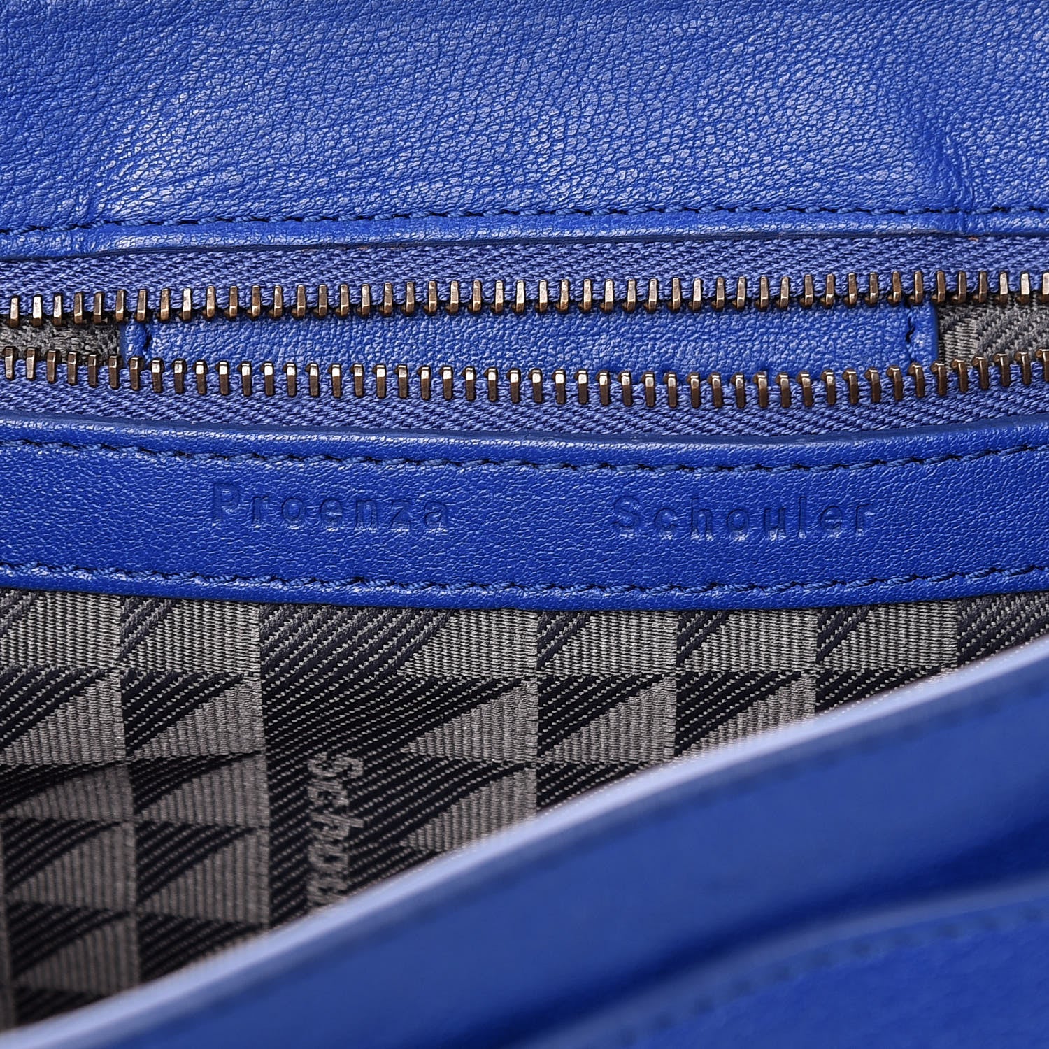 Proenza Schouler Lambskin Tiny PS1 Satchel Royal Blue 6 of 11
