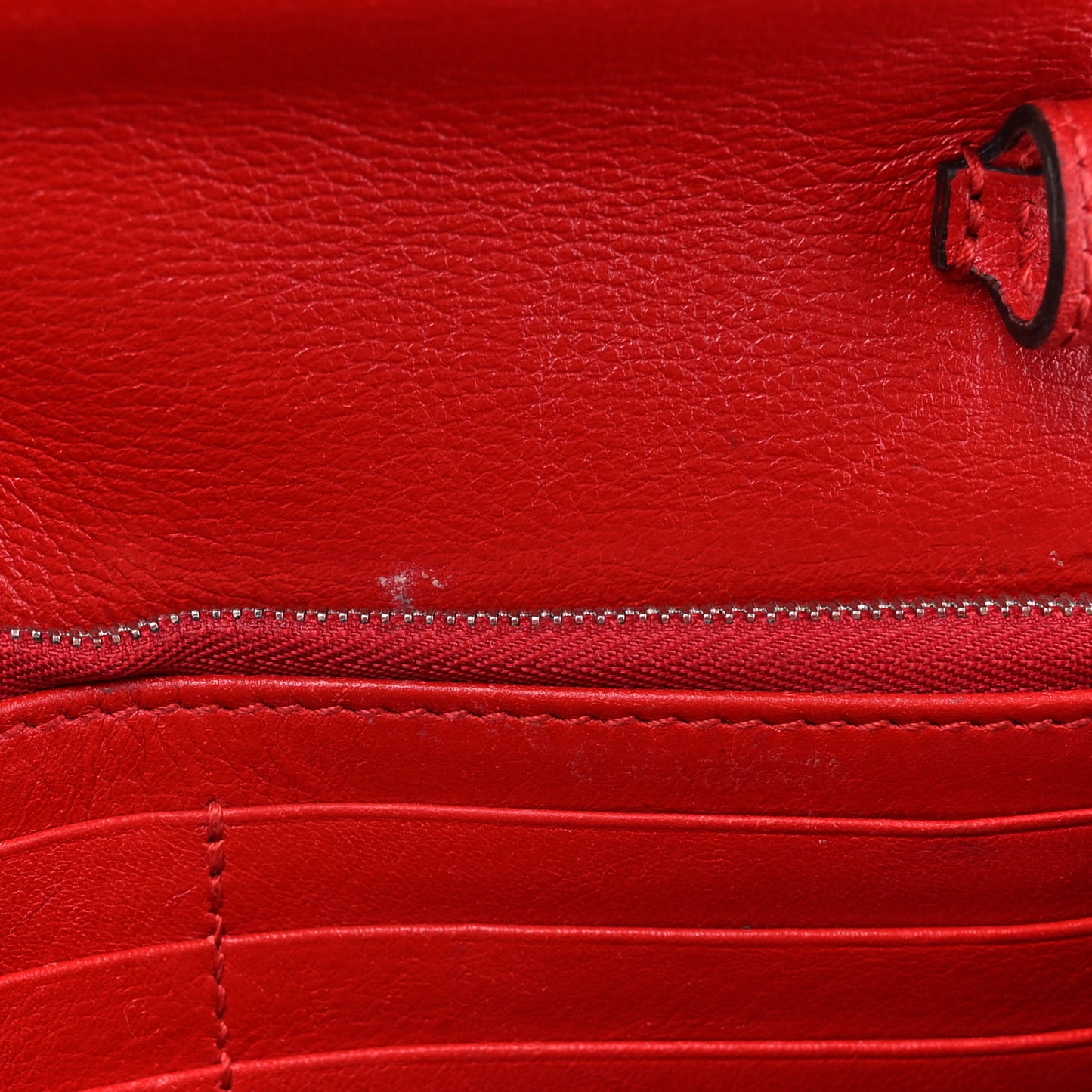 Shade Lux Calfskin Icon Wallet Hibiscus Red