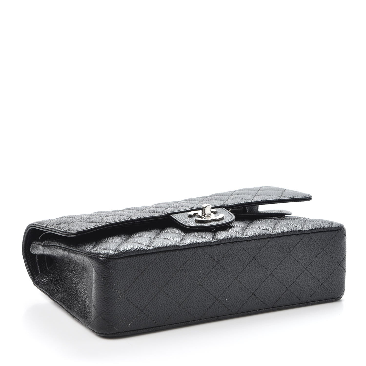 Chanel Caviar Quilted Medium Double Flap Black 3 of 9