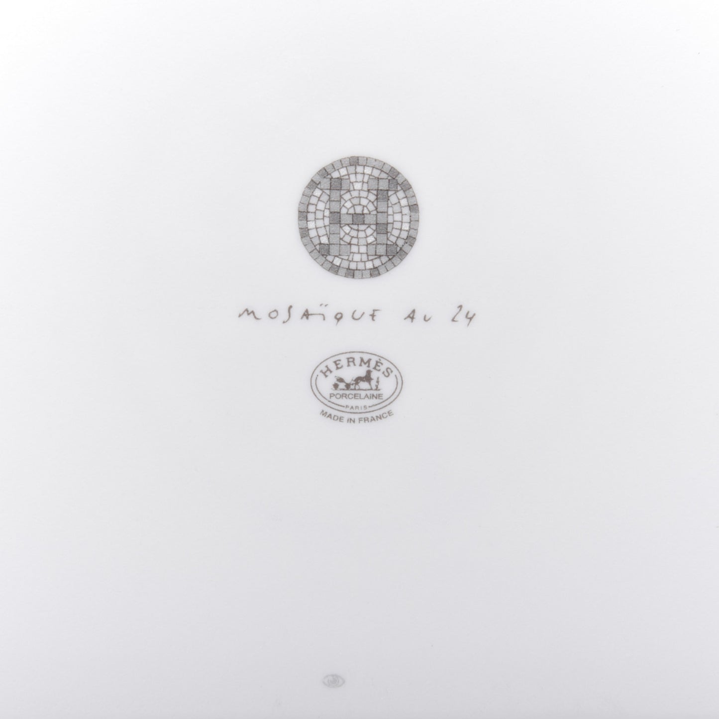 Porcelain Mosaique Au 24 Sushi Plate Platine