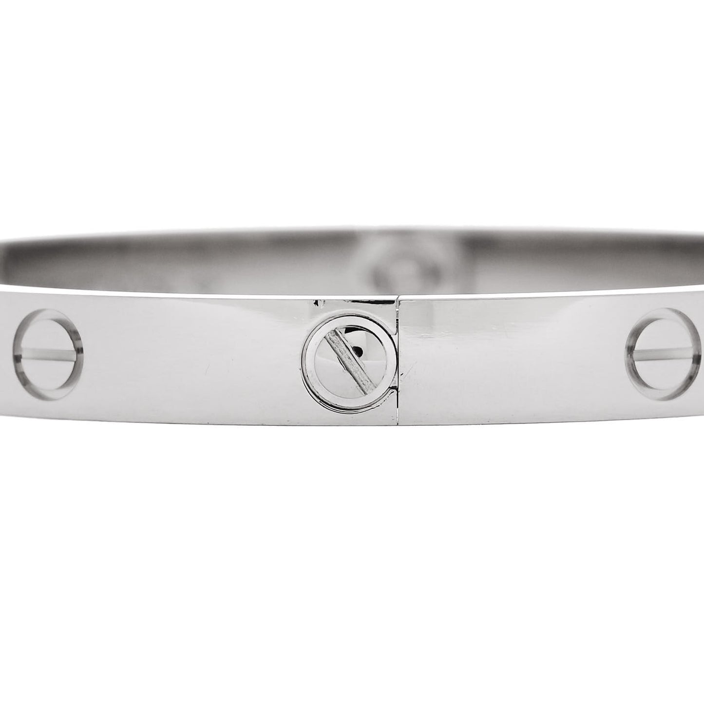 18K White Gold LOVE Bracelet 18
