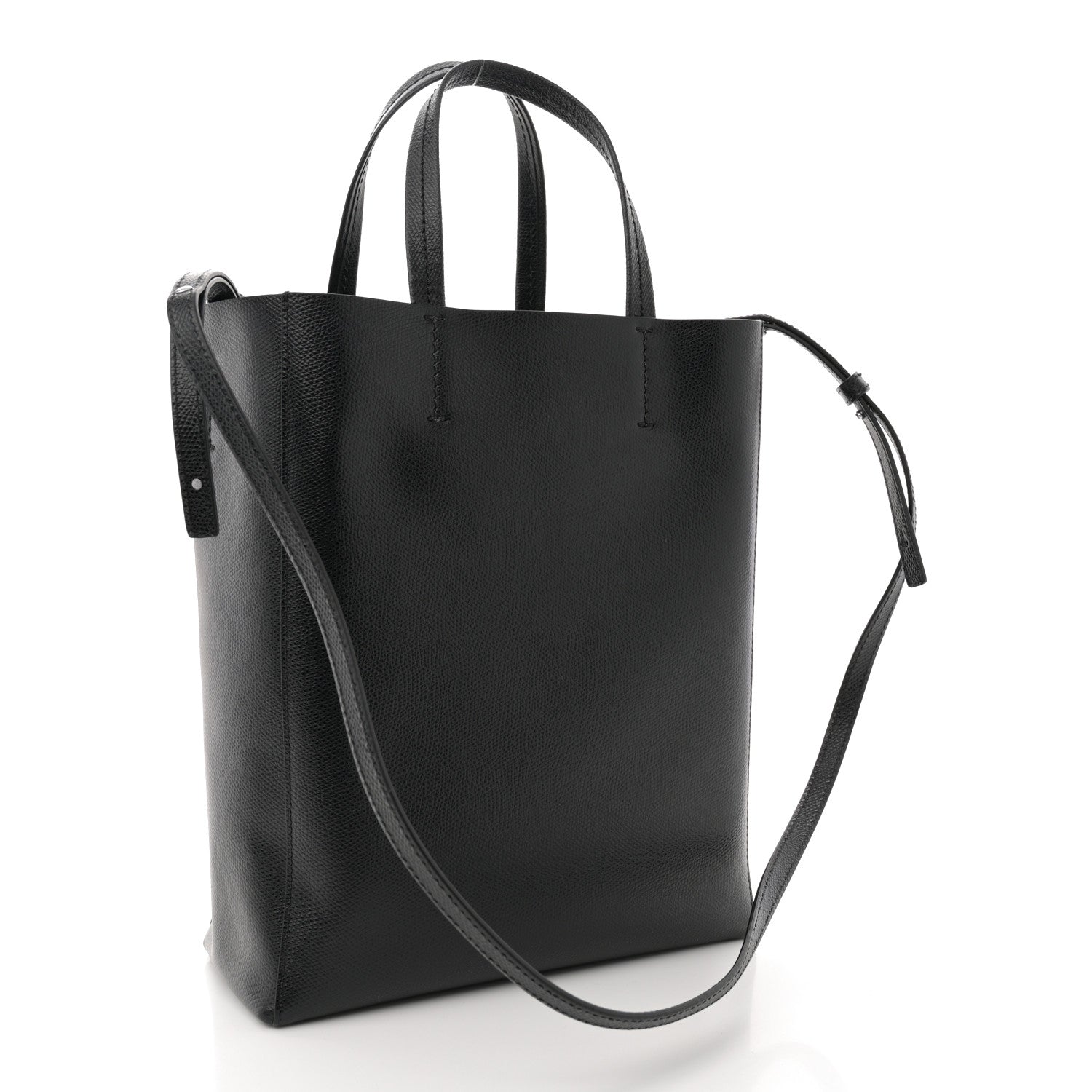 Celine Grained Calfskin Small Vertical Cabas Black 3 of 11