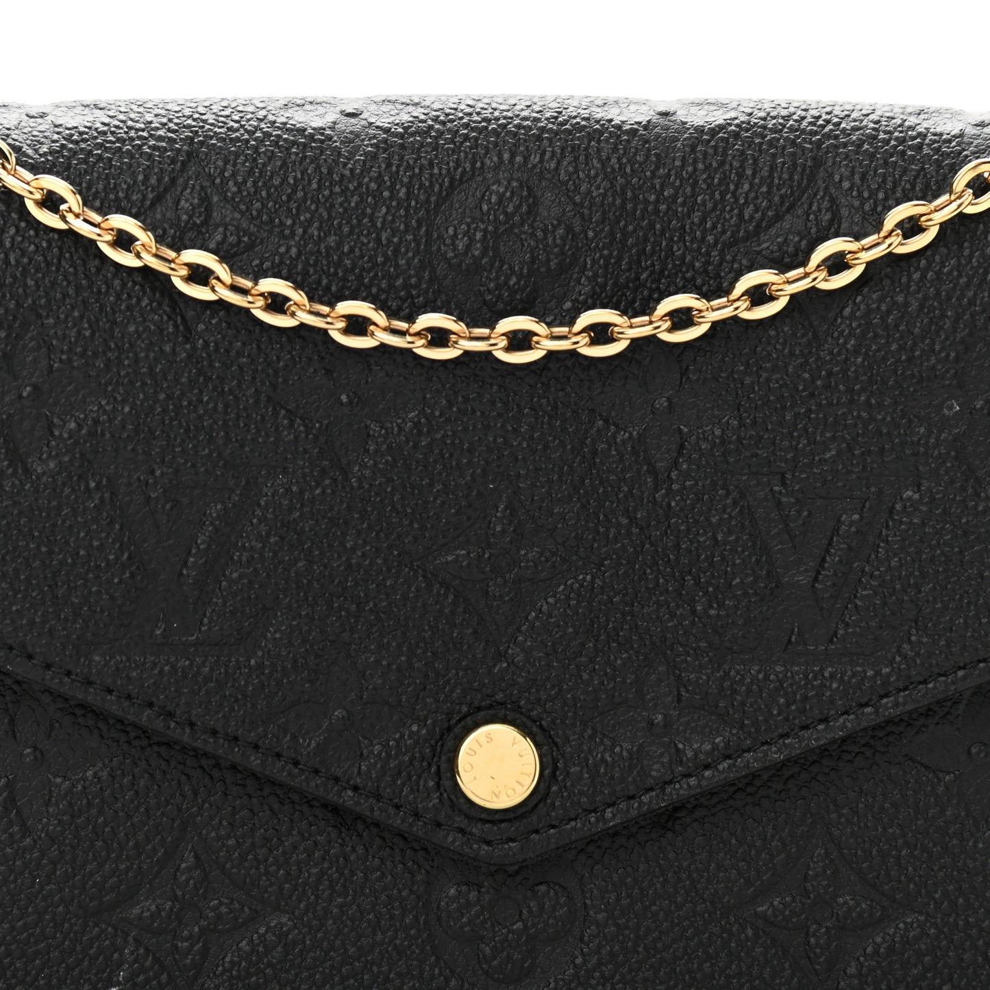 Empreinte Pochette Felicie Chain Wallet Black