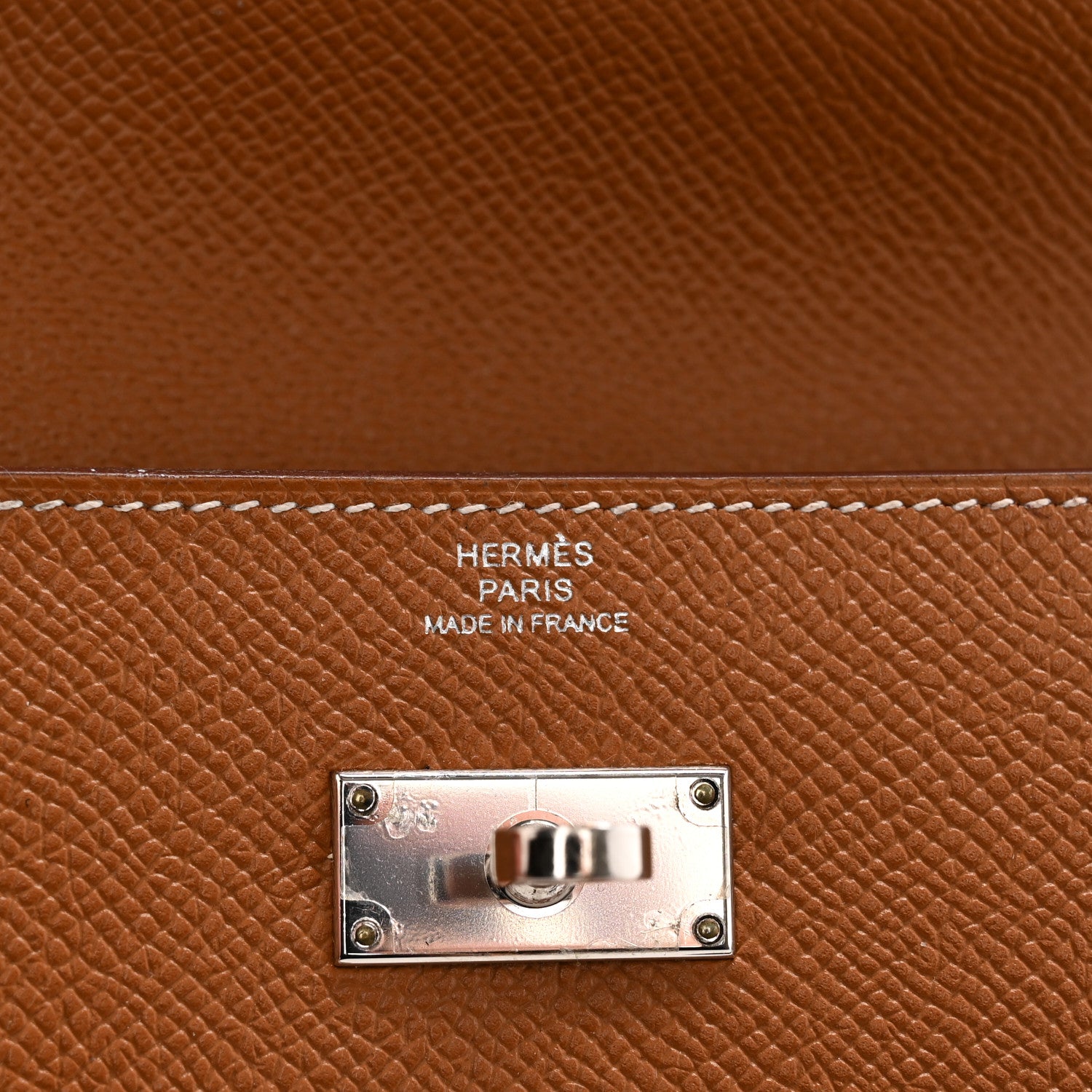 Hermes Epsom Kelly Longue Wallet Gold 6 of 8