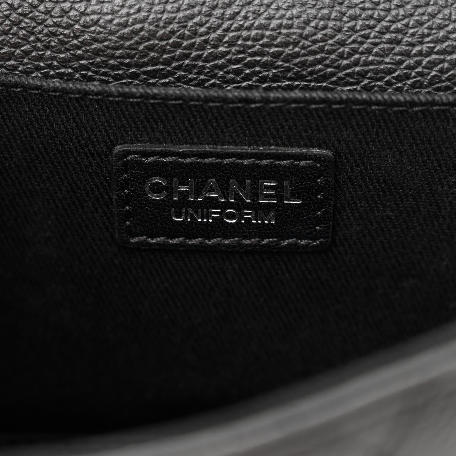Chanel Grained Calfskin Quilted 2.55 Reissue Flap Belt Bag Clutch Black 8 of 11