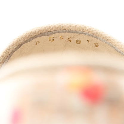 Chanel PVC Tweed CC Espadrilles 39 Coral White Transparent 6 of 9