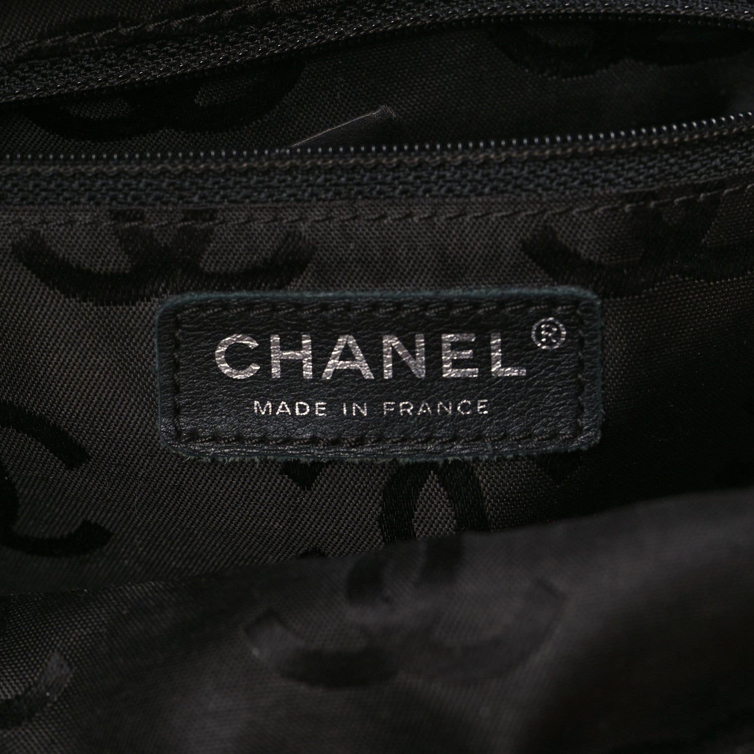 Chanel Calfskin Quilted Medium Cambon Tote Beige Black 6 of 10