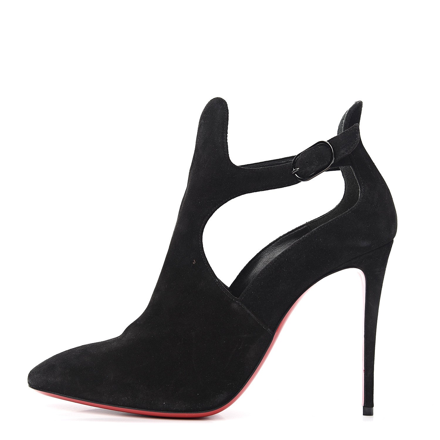 Christian Louboutin Veau Velours Canadada 100 Booties 39 Black 1 of 7