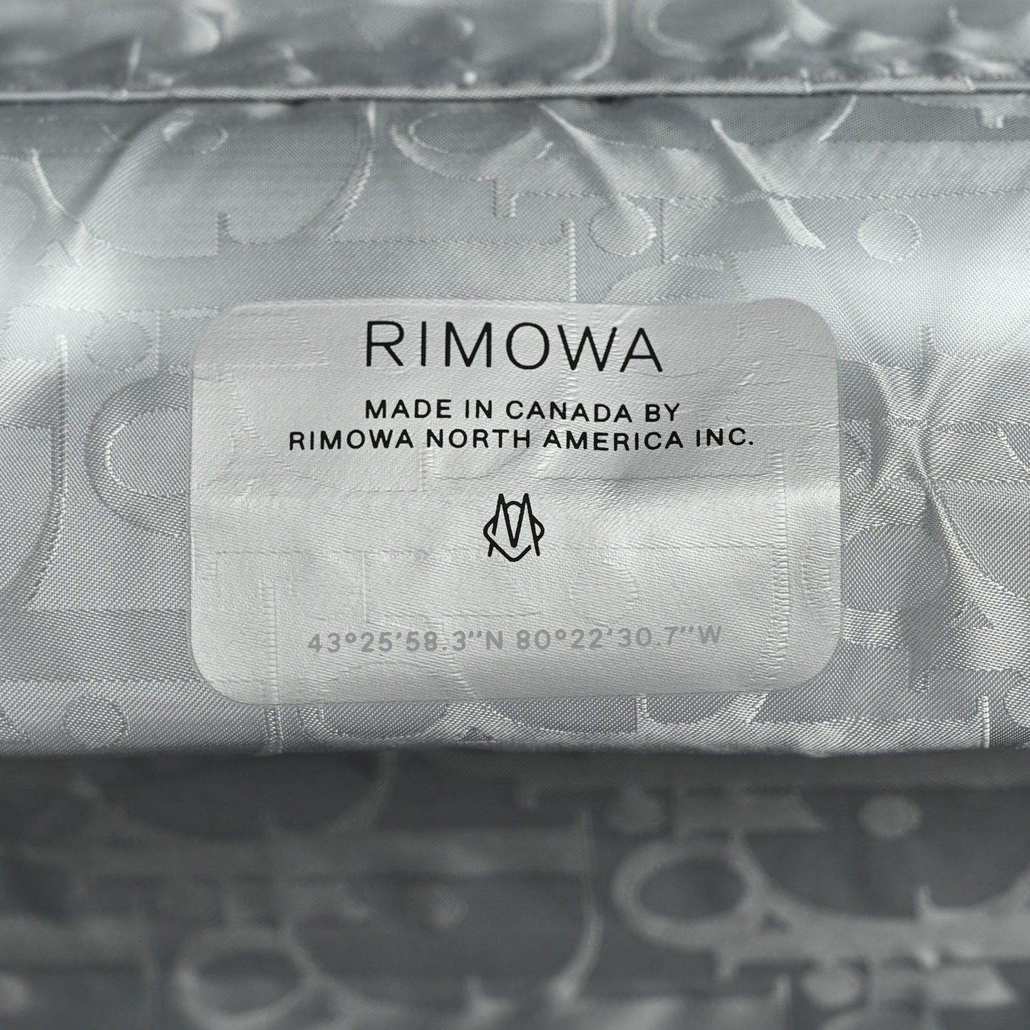 X RIMOWA Aluminum Gradient Cabin Luggage Blue Multi