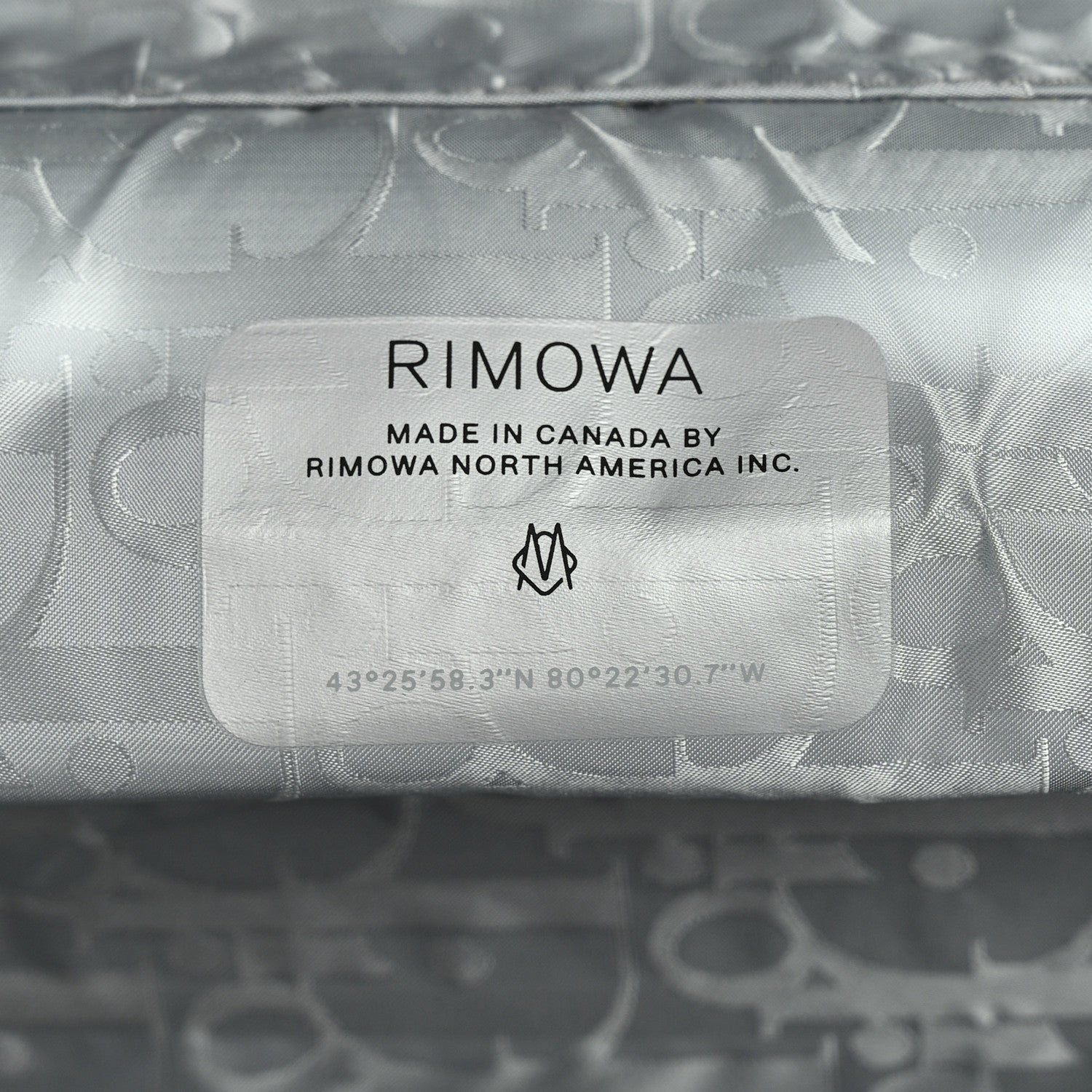 Christian Dior X RIMOWA Aluminum Gradient Cabin Luggage Blue Multi 6 of 11