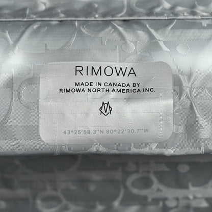 Christian Dior X RIMOWA Aluminum Gradient Cabin Luggage Blue Multi 6 of 11