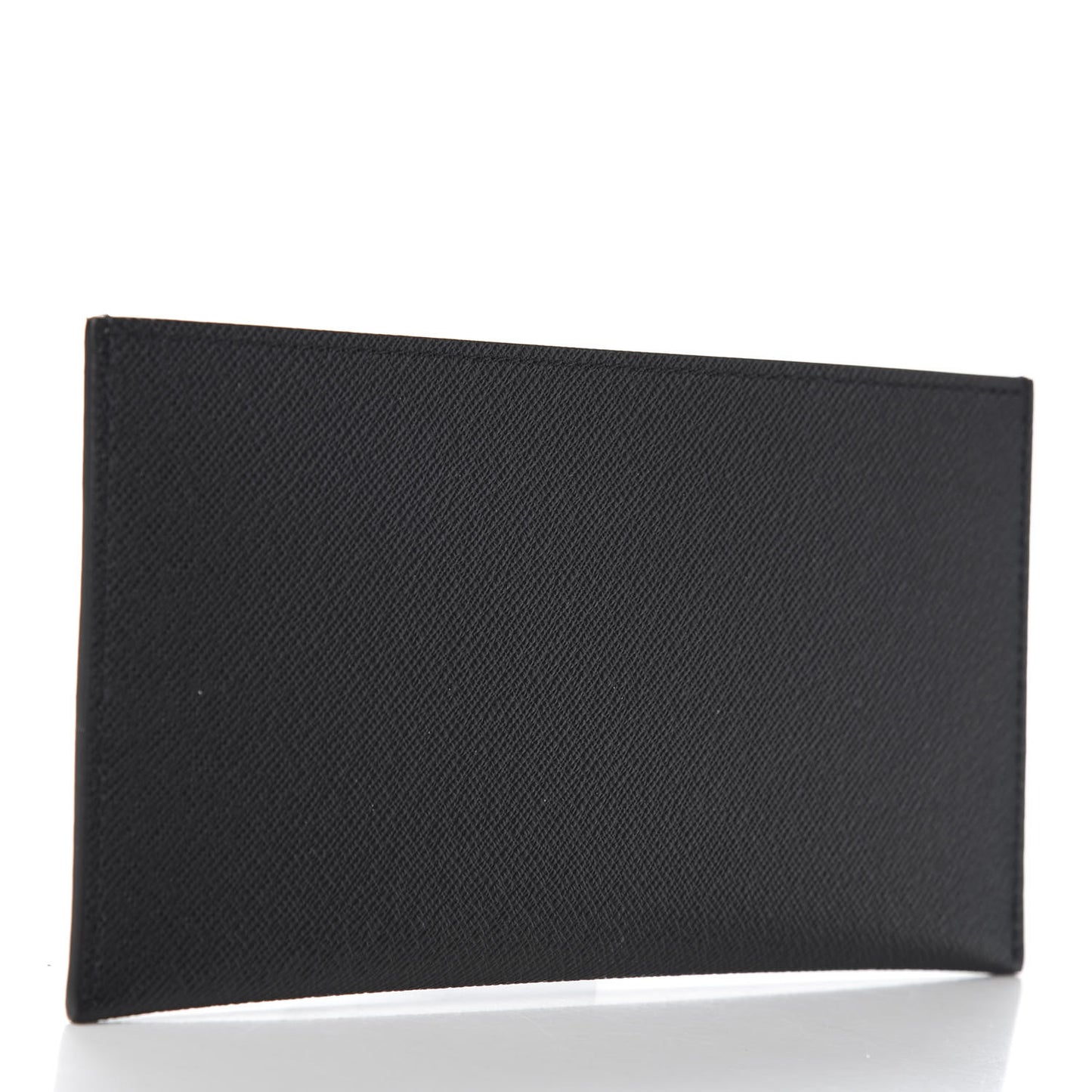 Calfskin Felicie Chain Wallet Card Holder Insert Black