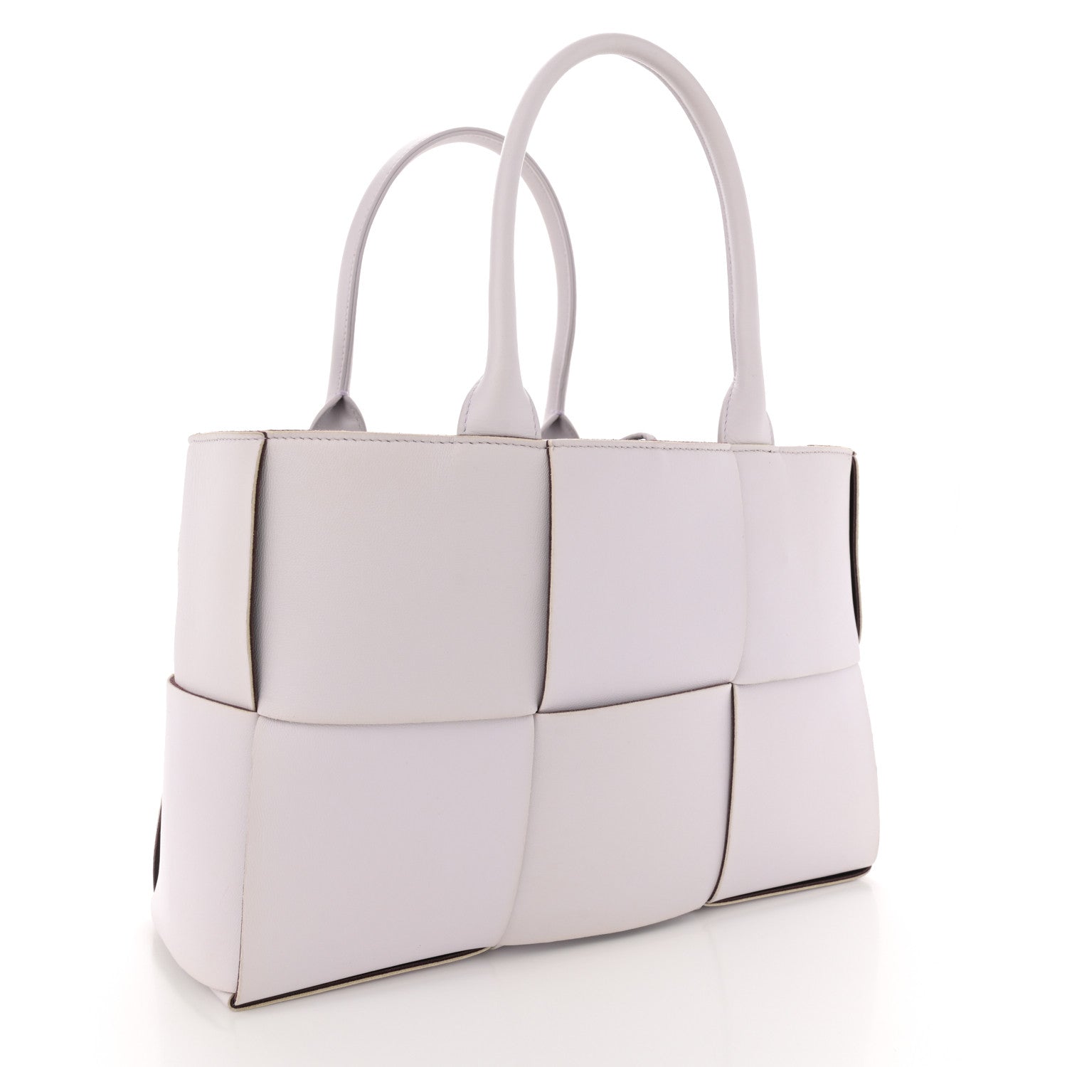 Bottega Veneta Nappa Maxi Intrecciato Small Arco Tote Mirth Washed Grape 4 of 13