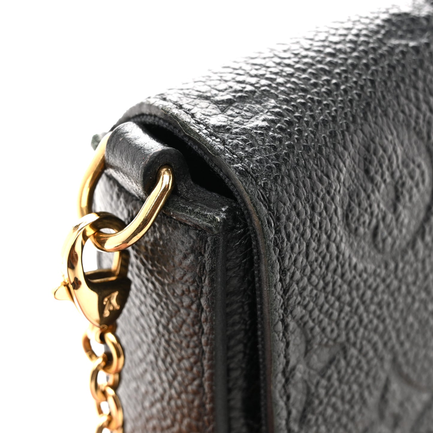 Empreinte Pochette Felicie Chain Wallet Black
